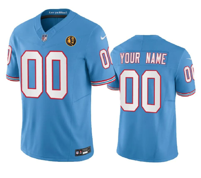 Custom Tennessee Titans Vapor F.U.S.E. Limited Jersey